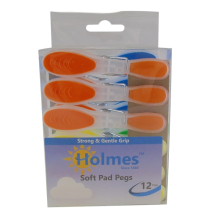 Clothes Pegs 12pc Soft Pad